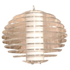 60's Italian Lucite Chandelier