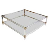 1970
s Lucite Coffee Table