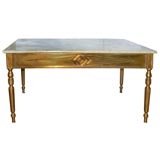 Bronze Marbled Topped Bakers Table