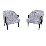 Optic "Flower Power " Set  of Vintage Armchairs