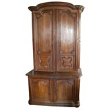 Louis XV Elm Buffet deux Corps