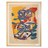 "Toi et Moi" signed Lithograph by Karel Appel
