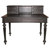 Ebonized Beechwood Writing Table, an Elegant Desk