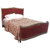 French Carved Wood Bed