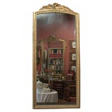 French Louis XVI Gilded Mirror