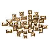 Unsigned 60's Metal Wall Art