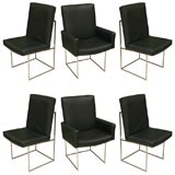Set of 6 Milo Baughman for Thayer Coggin Dining Chairs