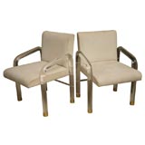 Pair of 70's Lucite Chairs (Four Available)