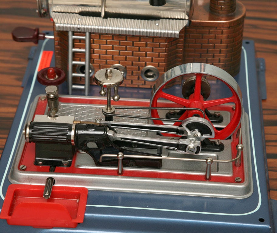 Fantastic 50's German Toy Steam Engine 2