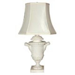 Neoclassical Alabaster Urn Lamp 6