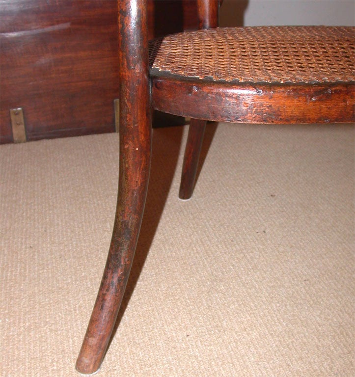 English 1920's Thonet-Style Child's Bentwood Bench