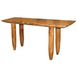 Teak Torpedo Leg Console (Reference # AU309)