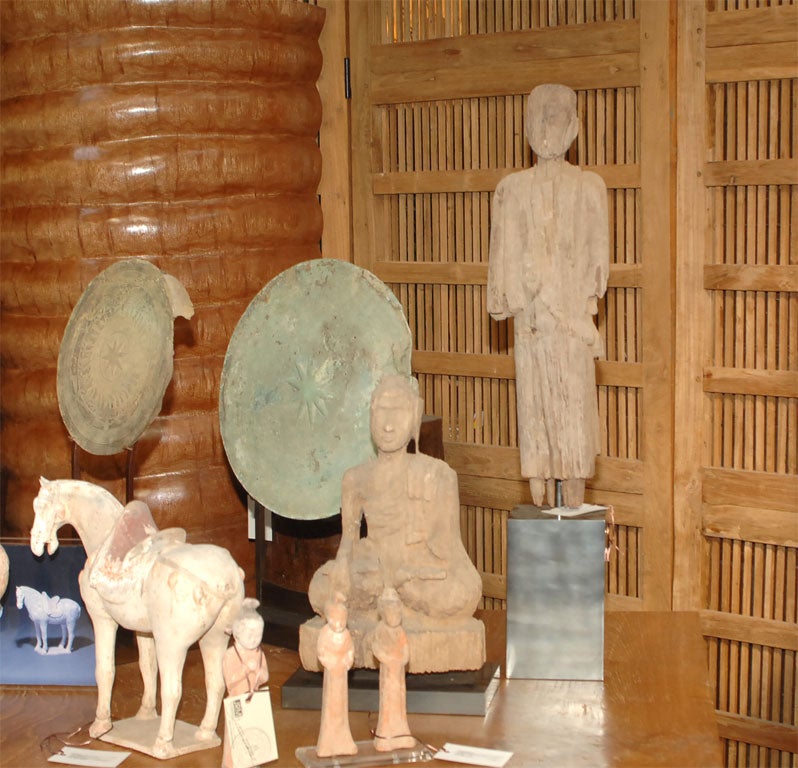 Burmese  Eroded Teak Sitting Buddha (Reference # A01936/S) For Sale 4