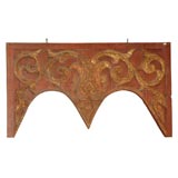 Rare Lanna Wall Hanging w/ Gold Leaf & Red Paint Residue(PNEE62)