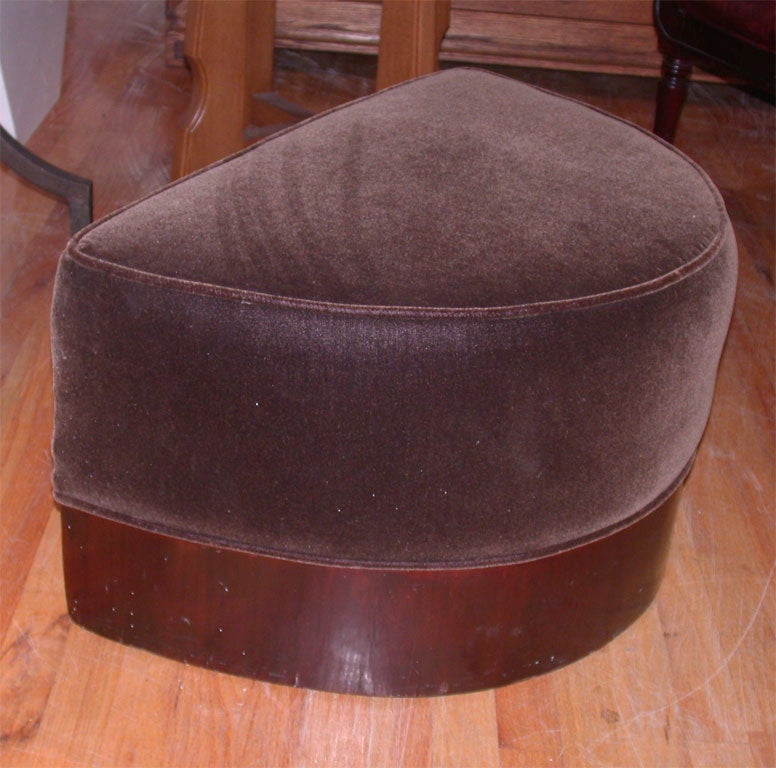 French Demilune Ottoman