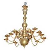 Dutch bronze chandelier Dutch bronze chandelier