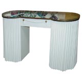 Faux Fabric Dressing Table by Cassard