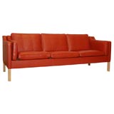 Borge Mogensen Leather Sofa