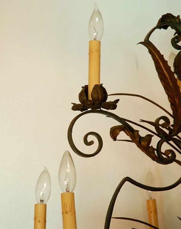 Wrought Iron Chandelier 1