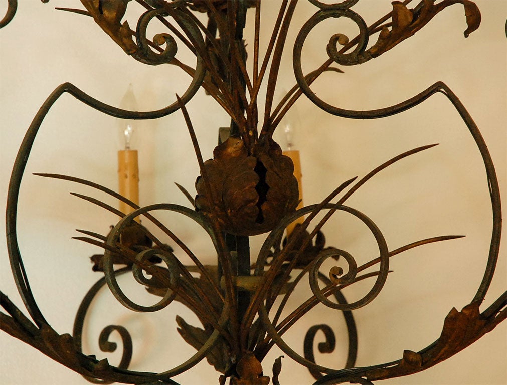 Wrought Iron Chandelier 2