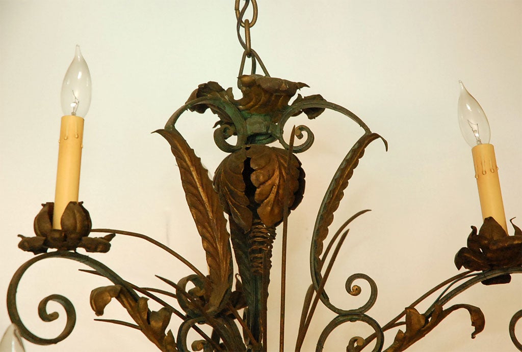 Wrought Iron Chandelier 6