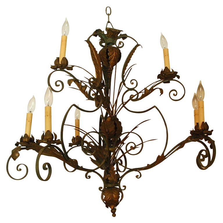 Wrought Iron Chandelier