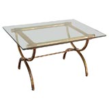 Brass Folding Coffee Table