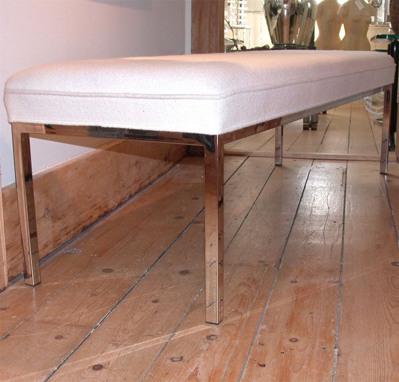 Upholstered Tufted Bench by Knoll
