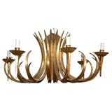 Giltmetal "Hooks" Chandelier