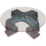 ORIENTAL MEDALLION MOTIF COFFEE TABLE BY JAMES MONT
