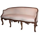 Vintage BEAUTIFULLY CARVED FRENCH LOVE SEAT