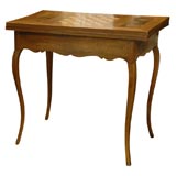 18thC FRENCH FRUITWOOD GAME TABLE