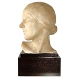 Antique Plaster Portrait Bust