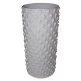 Tall Italian White Glazed Ceramic Vase