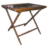 WALNUT GAMES TABLE