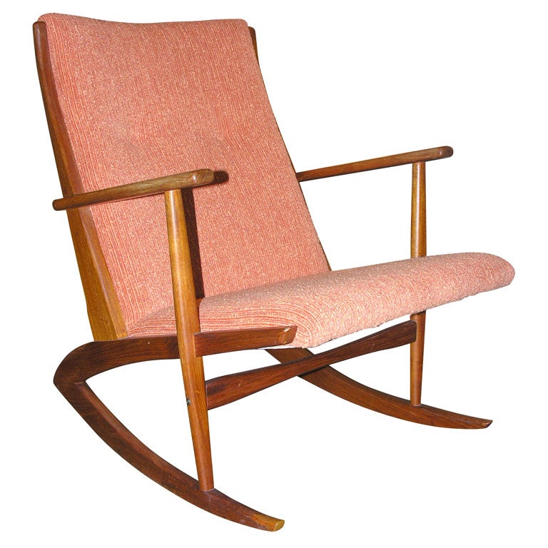 George Jensen Teak Rocking Chair