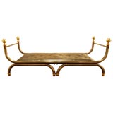 Brass & metal daybed