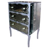 French  Mirrored Chest
