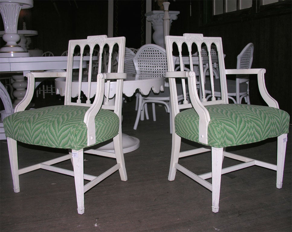 Pair of Dorothy Draper Arm Chairs