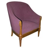 Oversied Art Deco club chair