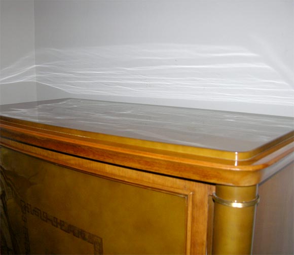 20th Century Fine lacquered bar cabinet by Batistin Spade