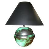 glazed Ceramic lamp by Primavera