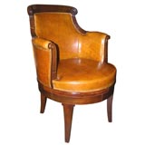 Gentleman's Leathered Desk Chair