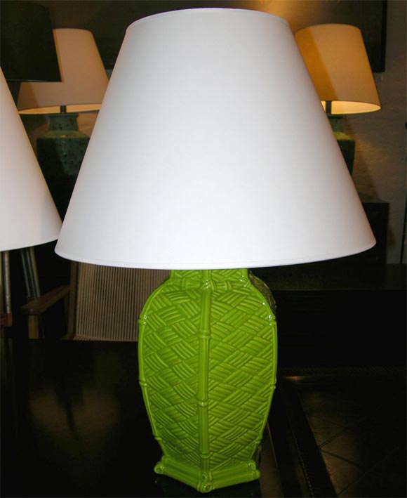 kelly green lamps
