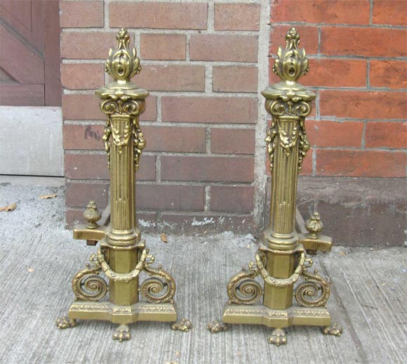 Antique Chenets