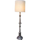 Standing Lamp with Silver and Gold Base