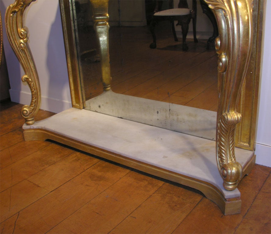 A Giltwood and Mirrored George II Pier Table