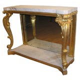 A Giltwood and Mirrored George II Pier Table