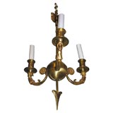 small bronze chandelier