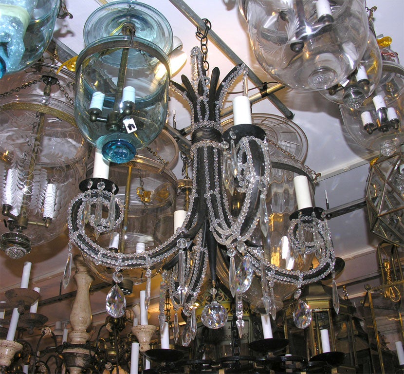 Chandelier with crystals